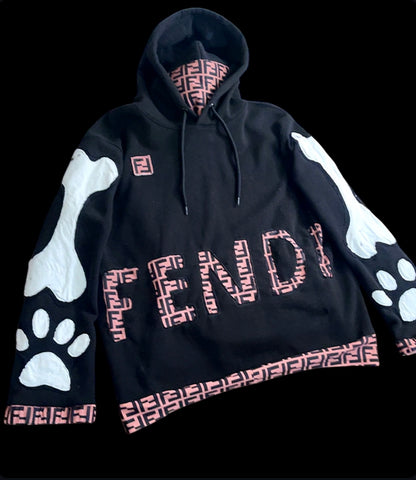 ‘DOG BONES FENDI HOODIE’